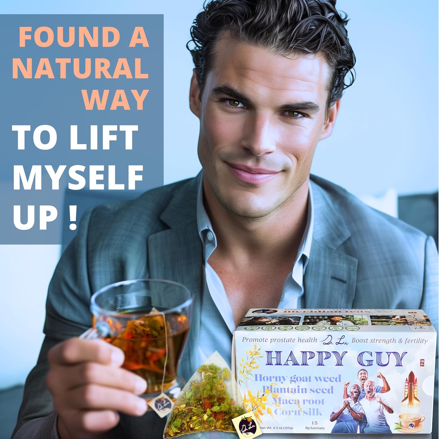 Dr. Lu's Happy Tea for Guy - Foto 4